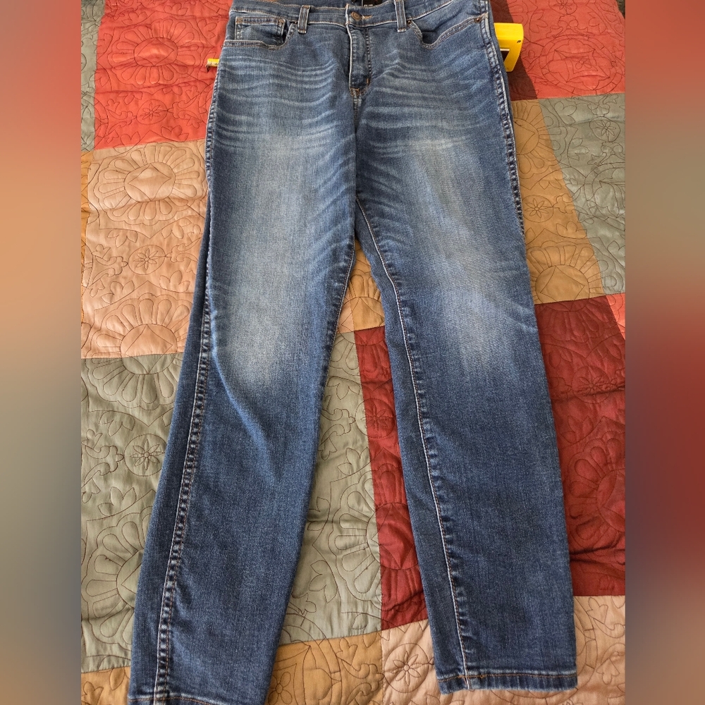Kirkland Signature SKINNY SZ 12  Blue Denim Pants LIKE NEW
